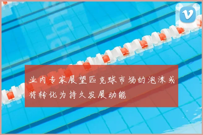 业内专家展望匹克球市场的泡沫或将转化为持久发展动能